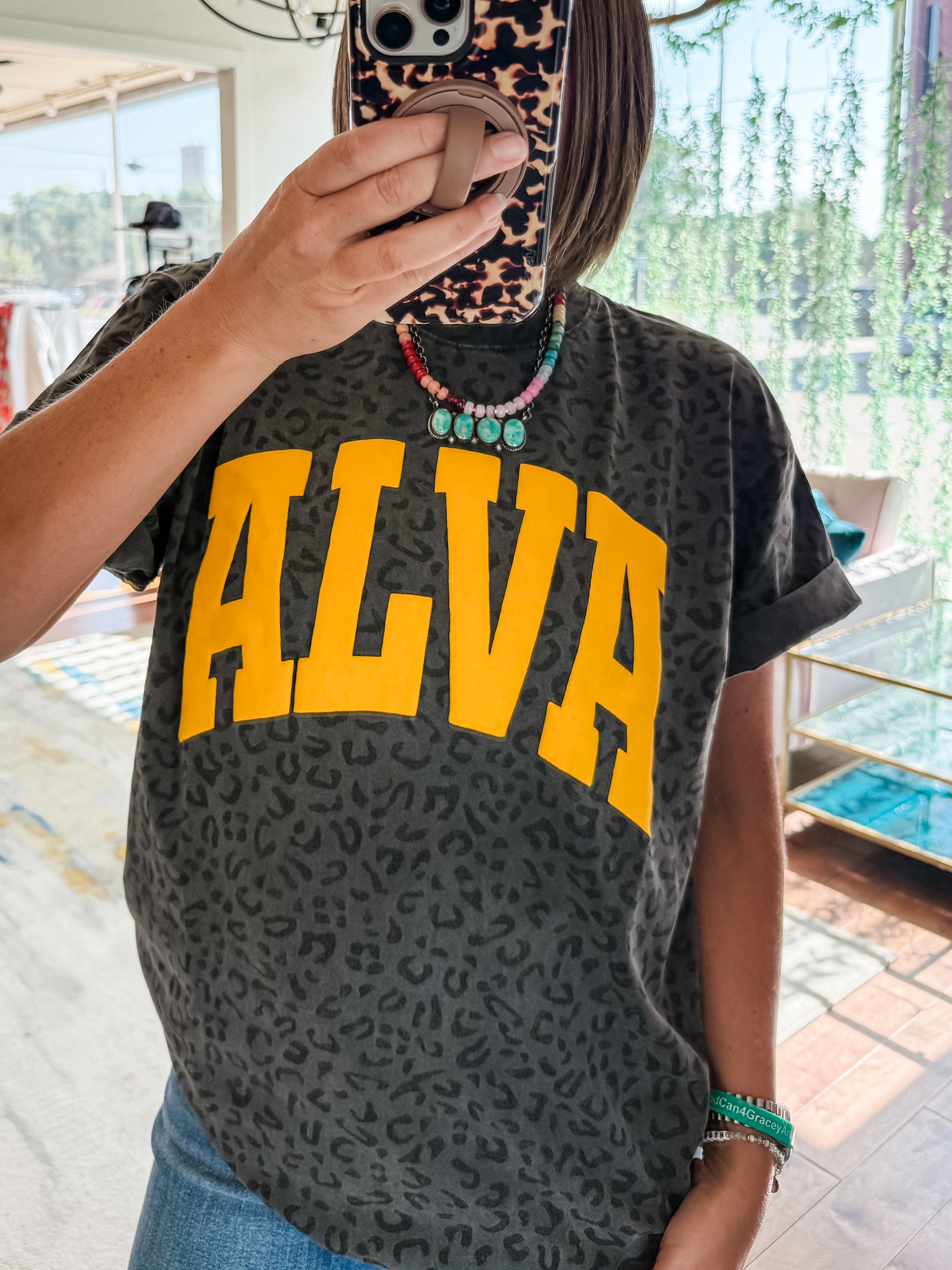 Black Leopard Alva Tee
