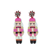 Beaded Nutcracker Earrings