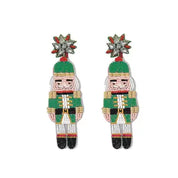 Beaded Nutcracker Earrings