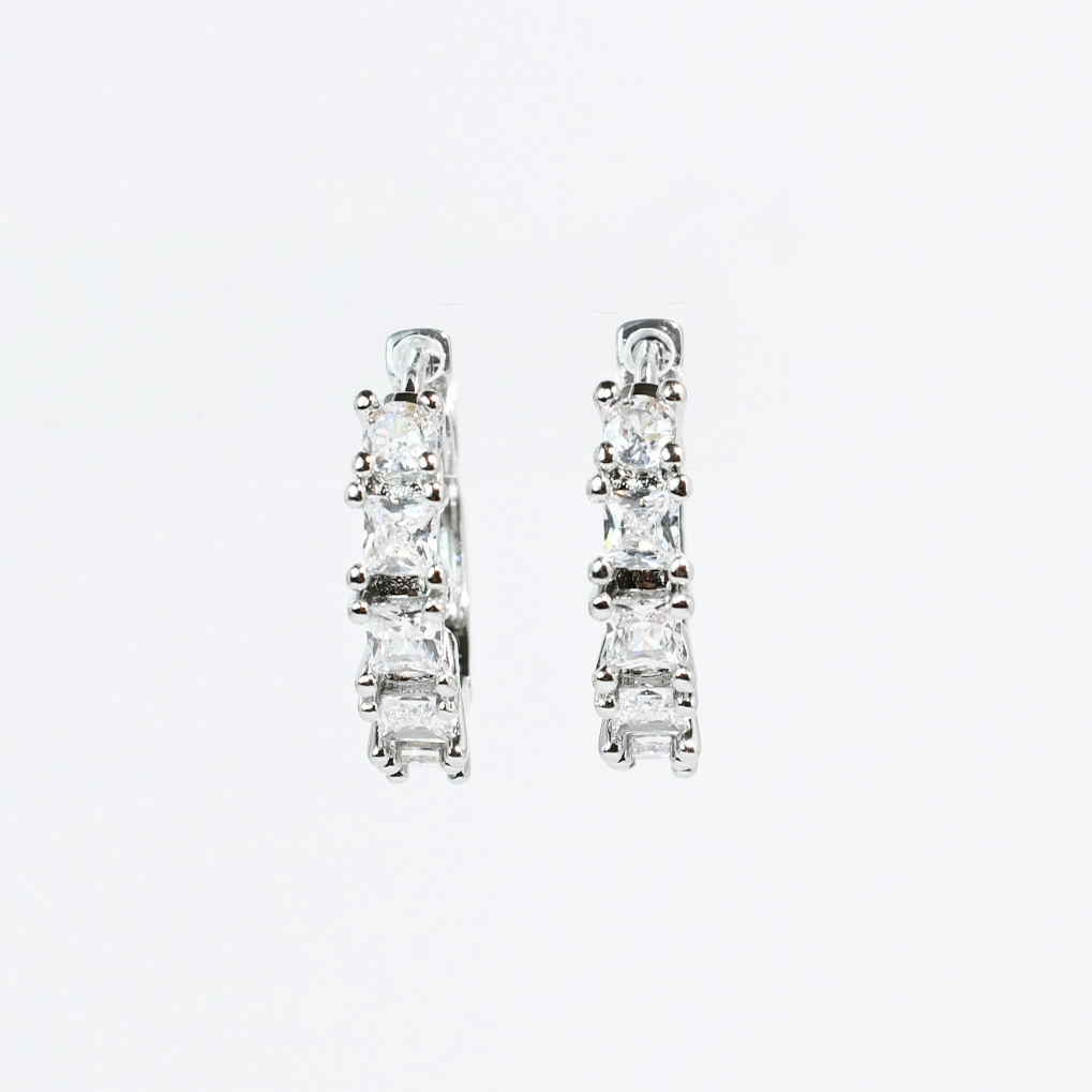 Silver Sparkle Huggies