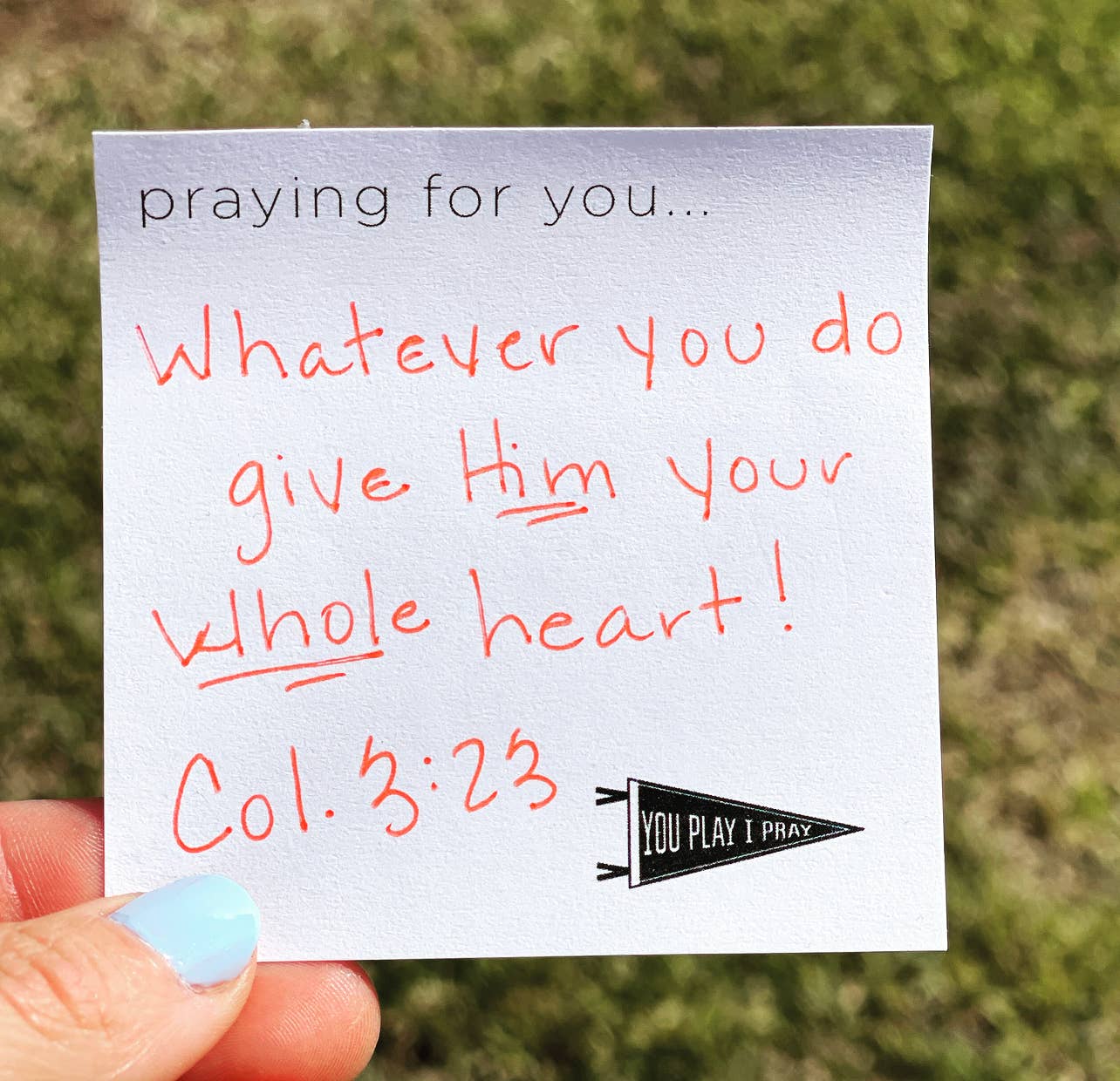 Prayer Post-It Notes