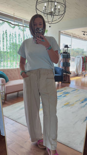 Mineral Wash Barrel Pants