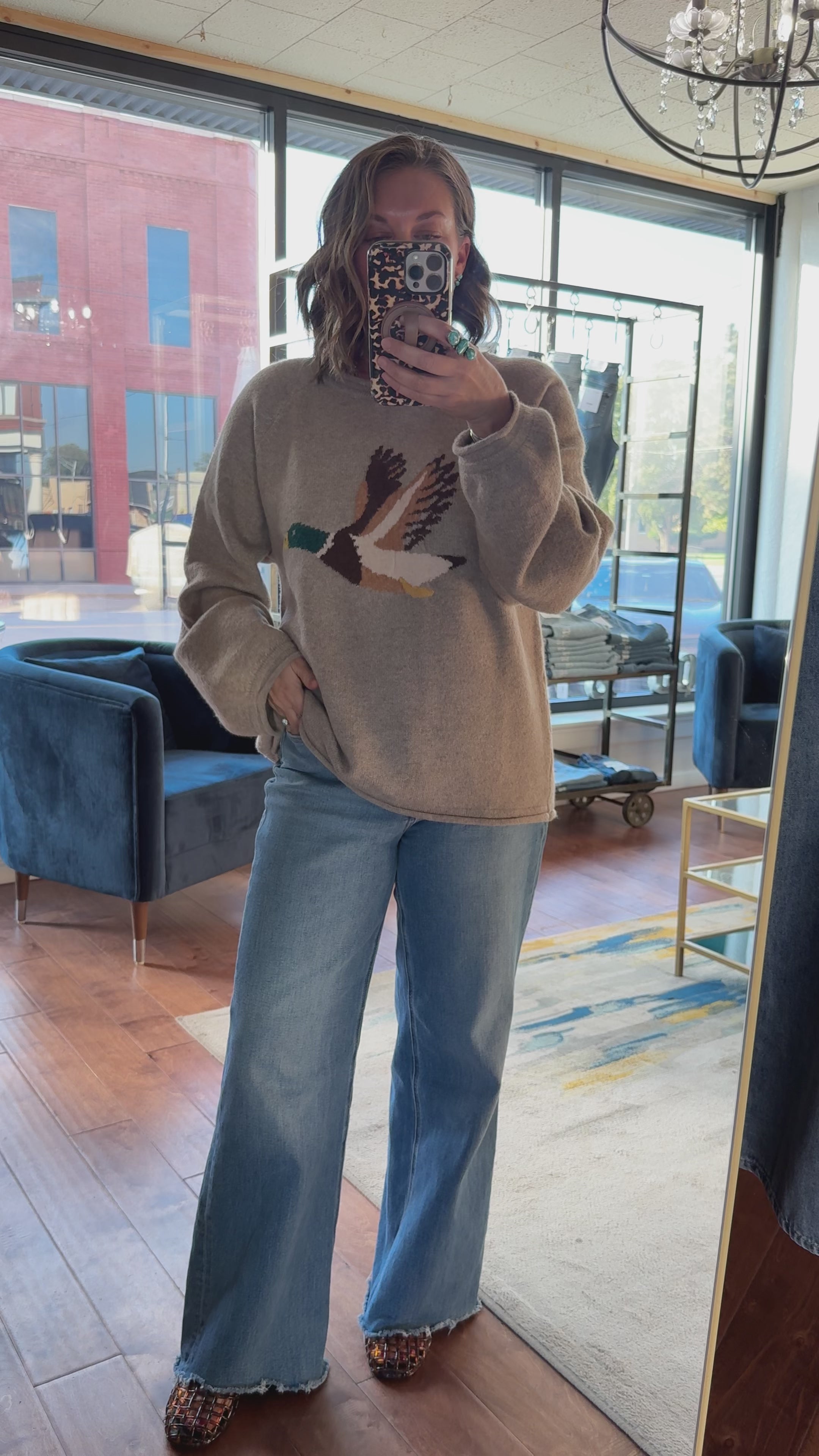 Mocha Mallard Sweater