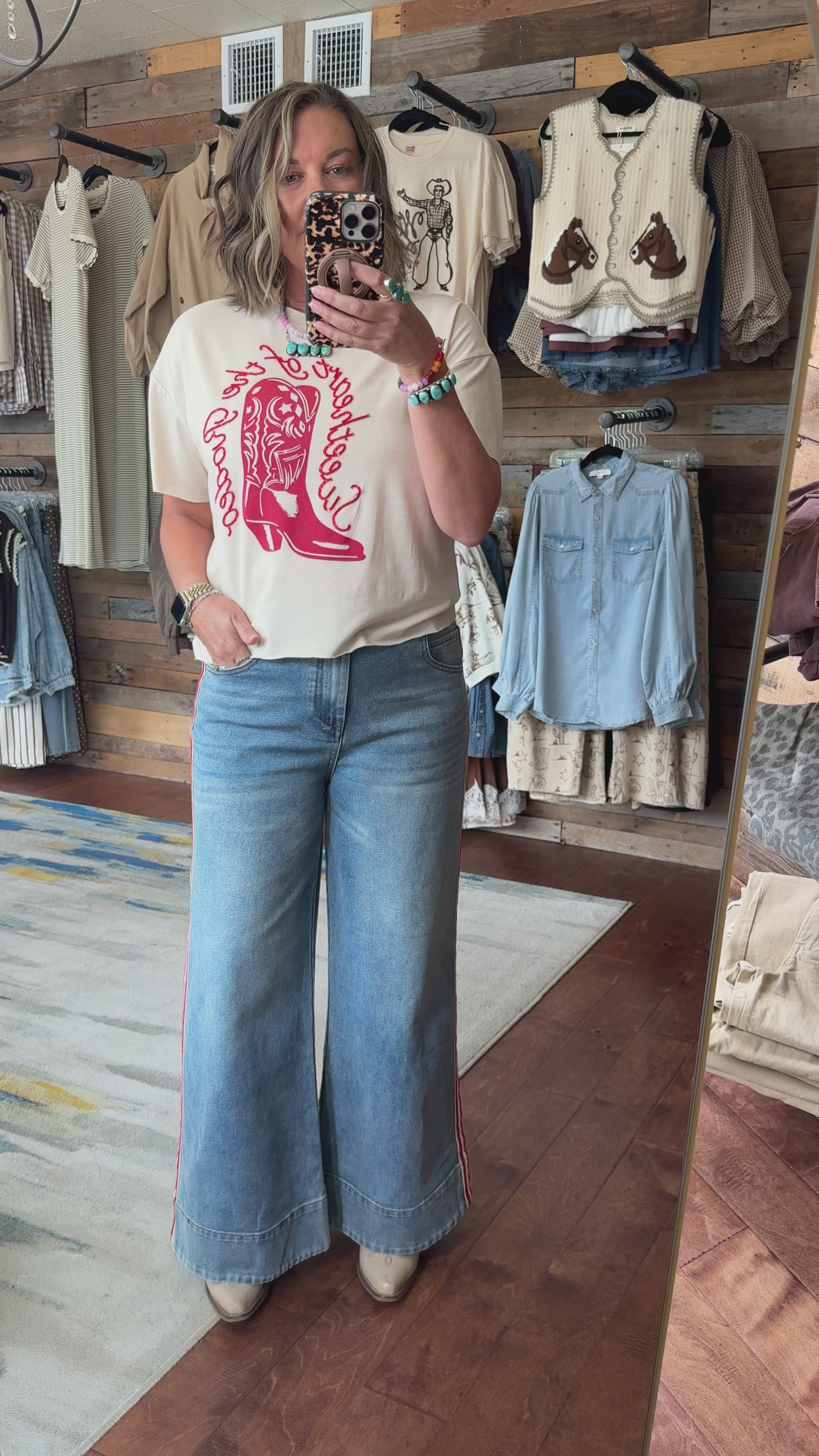 Side Stripe Jeans