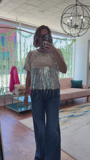 The Sparkle Fringe Top