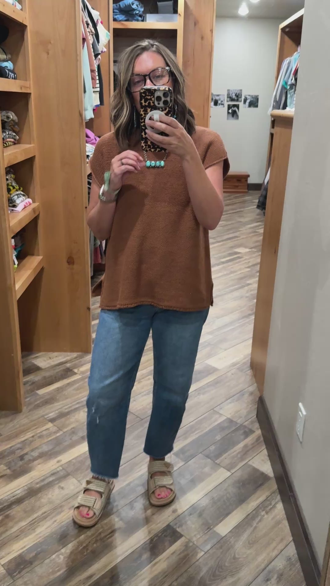 Classic Side-Slit Sleeveless Sweater