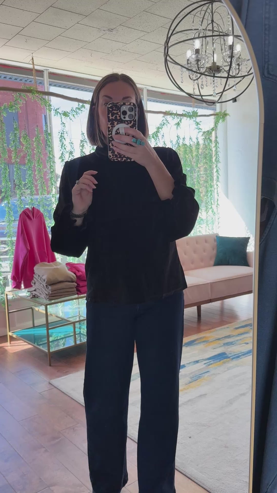 Timeless Velvet  Blouse