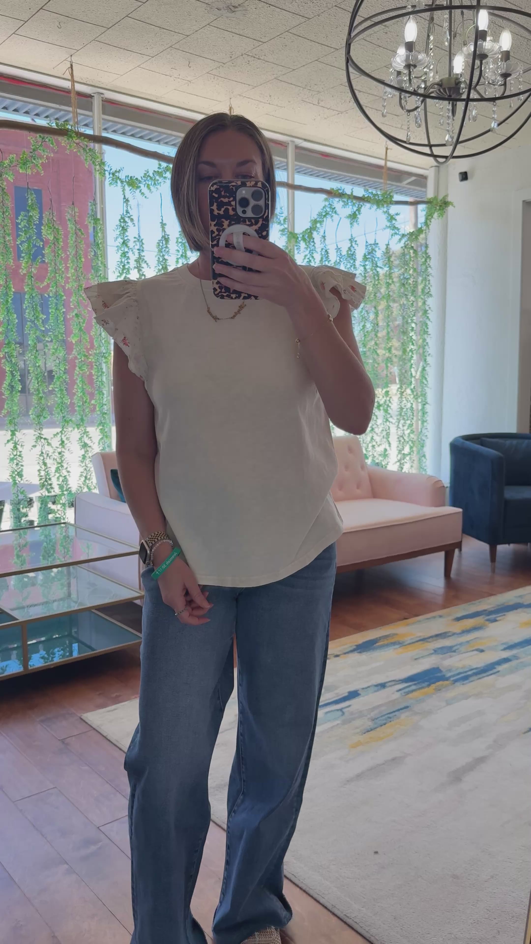 Double Sleeve Washed Cotton Top