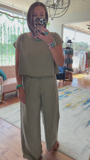 Positano Button Back Top