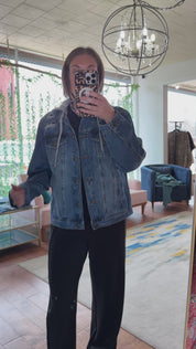 Vintage Denim Hoodie