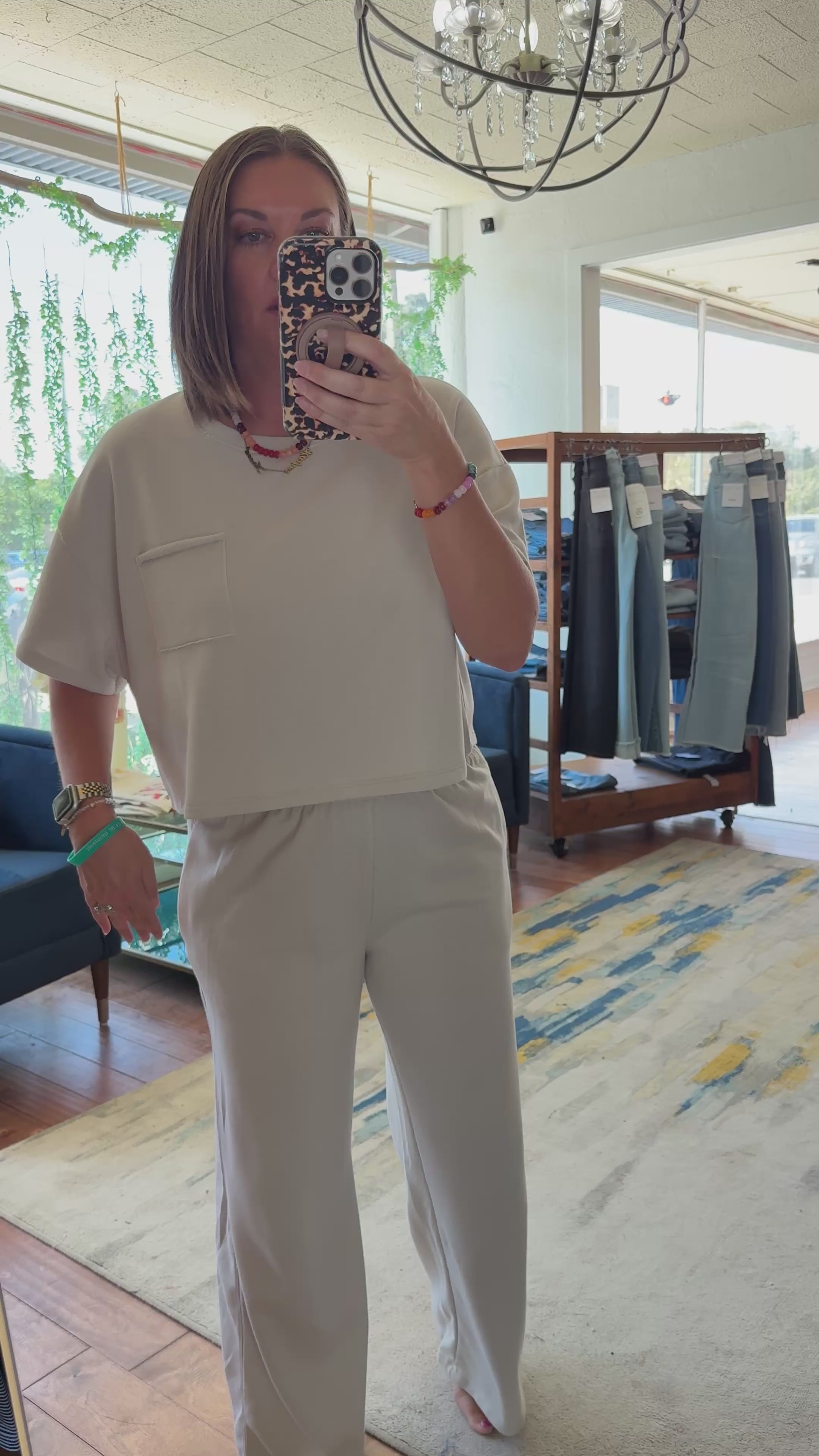 French Terry Pantset