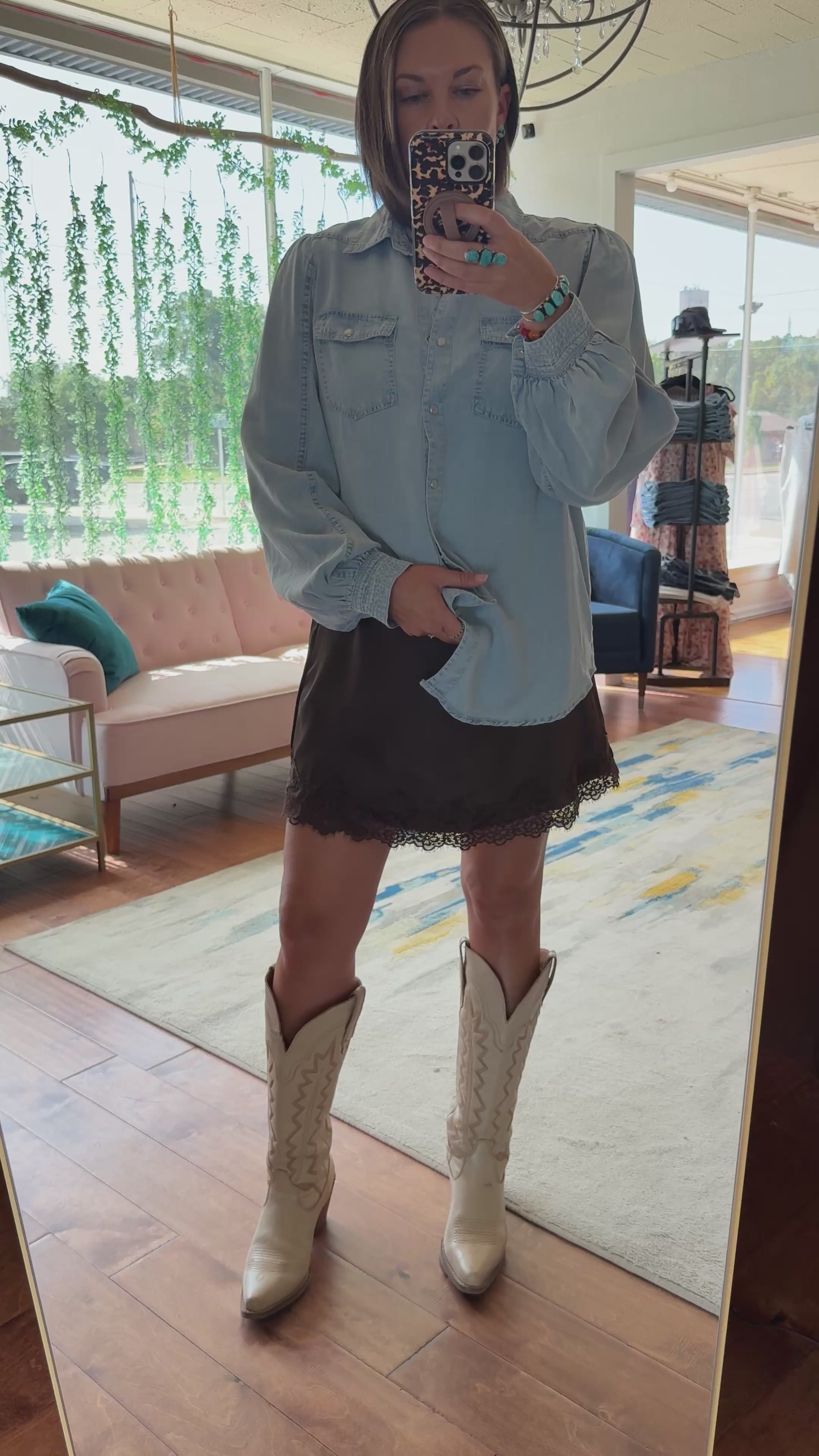 Lace Mini Skirt
