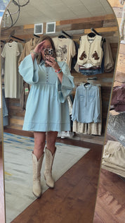Denim Babydoll Dress