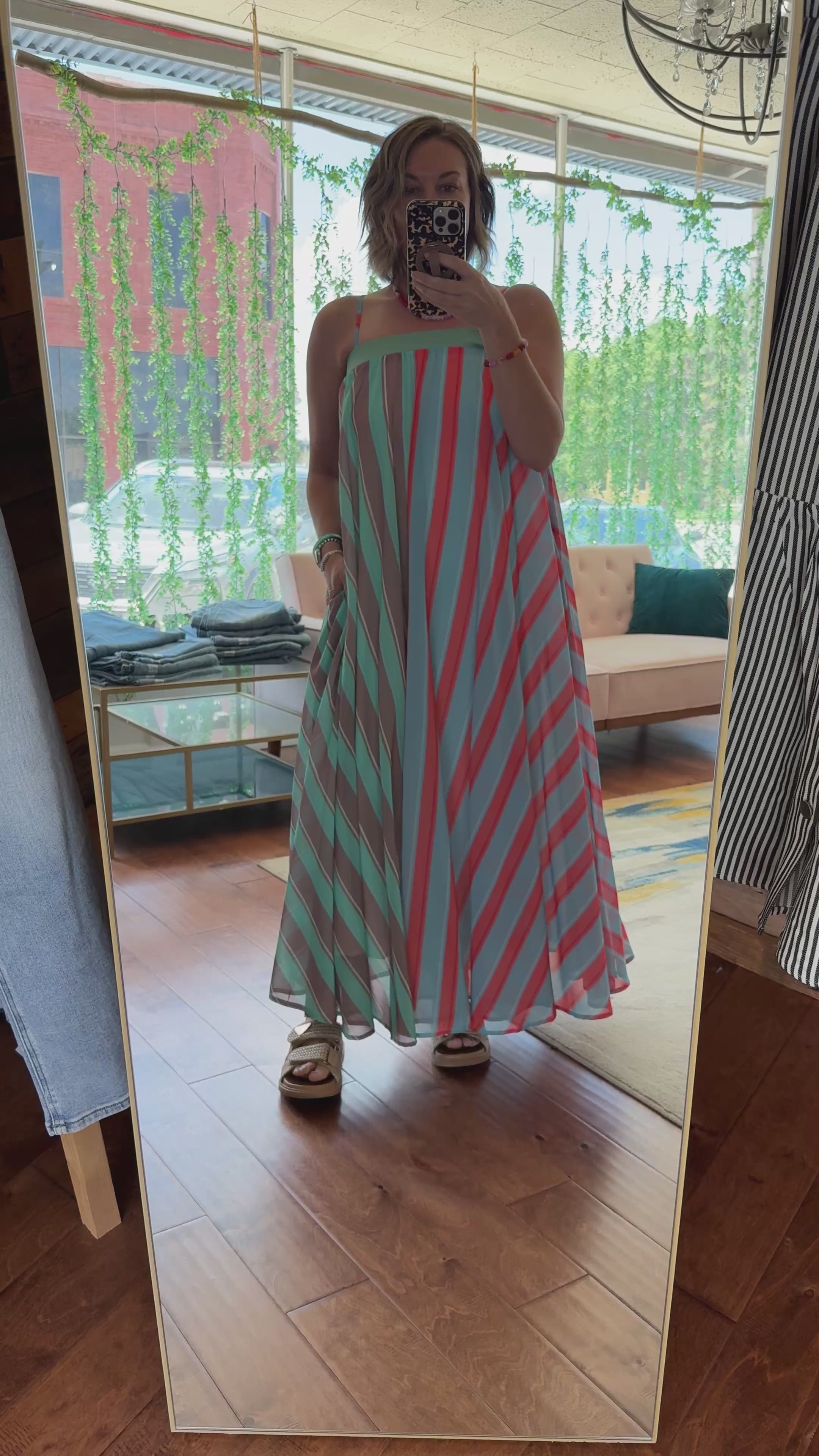 Serafina Striped Maxi