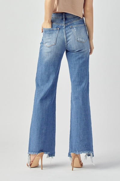 High-Rise Wide-Leg Jeans