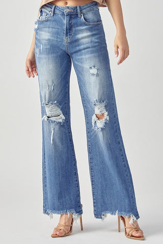 High-Rise Wide-Leg Jeans