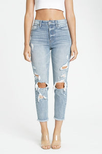 Tobi Super High Rise Crop Jean