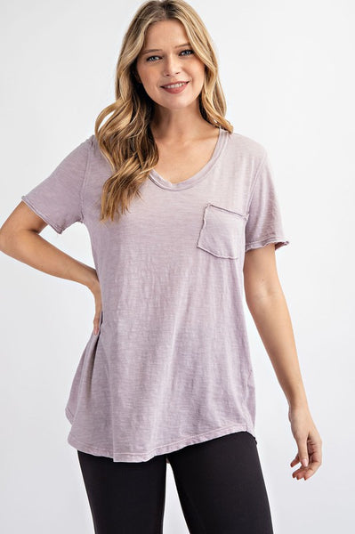 Mineral Washed Relaxed Tee
